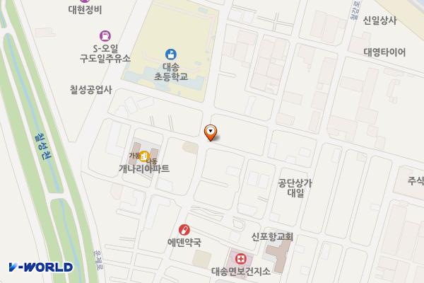 대송면 노상1 위치 지도 — 경상북도 포항시 남구 대송면 제내길 35-1
