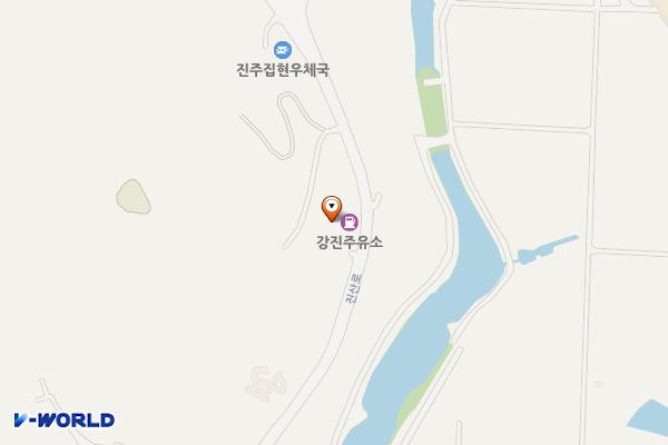 강진주유소 위치 지도 — 경상남도 진주시 집현면 진산로 513