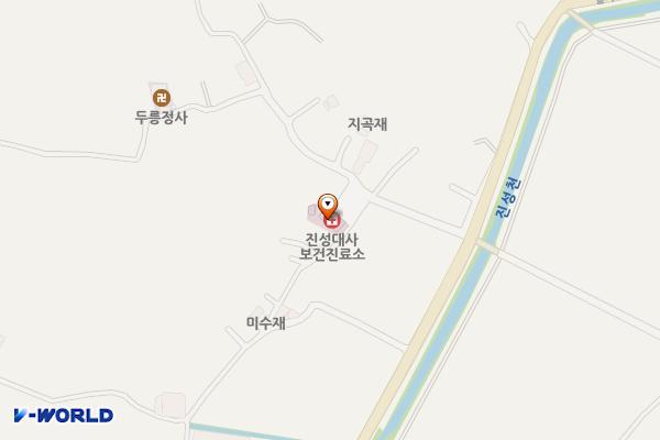 대사보건진료소 위치 지도 — 경상남도 진주시 진성면 일사로487번길 25