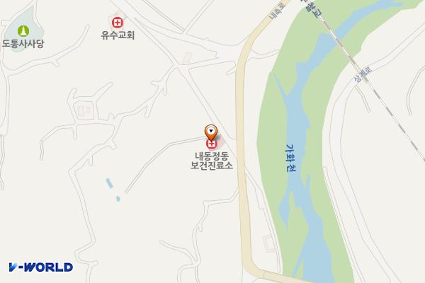 정동보건진료소 위치 지도 — 경상남도 진주시 내동면 내축로 563번길3