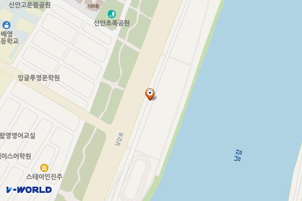 석갑산등산로(천황사) 위치 지도 — 경상남도 진주시 평거동 587-13