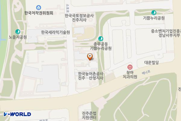 국민건강보험공단 진주산청지사 위치 지도 — 경상남도 진주시 소호로 112