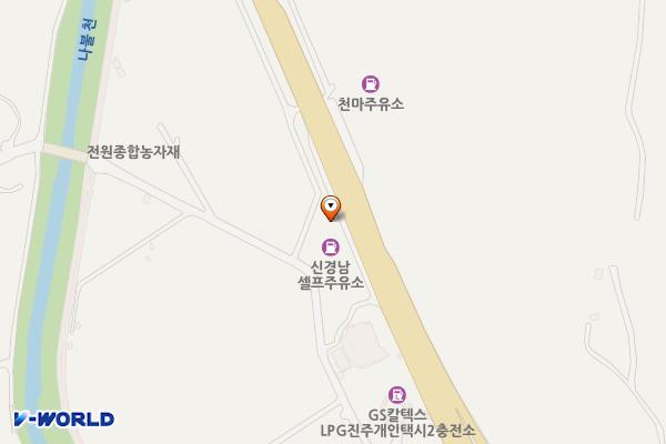 ㈜경남석유 신경남제2주유소 위치 지도 — 경상남도 진주시 진주대로 1429