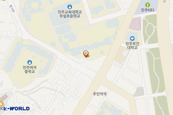 진주교육대학교 학생회관 위치 지도 — 경상남도 진주시 진양호로369번길 3