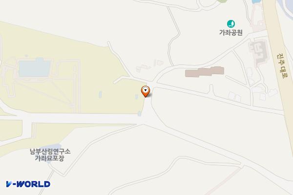 석류공원 위치 지도 — 경상남도 진주시 가좌동 1405-6