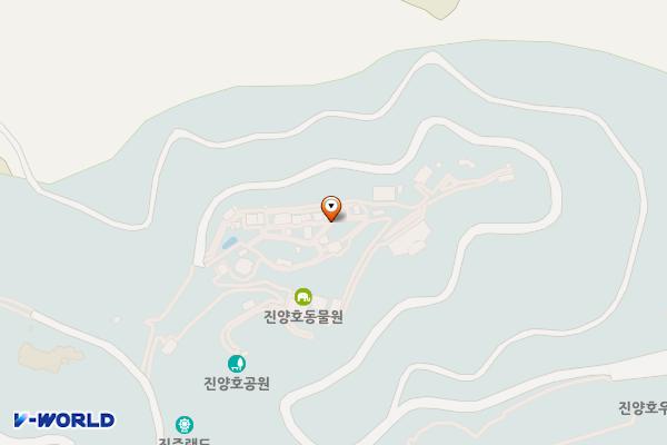 진양호공원(동물원) 위치 지도 — 경상남도 진주시 남강로 1번길 130