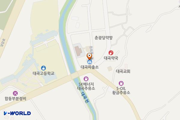 대곡파출소 위치 지도 — 경상남도 진주시 대곡면 진의로1065