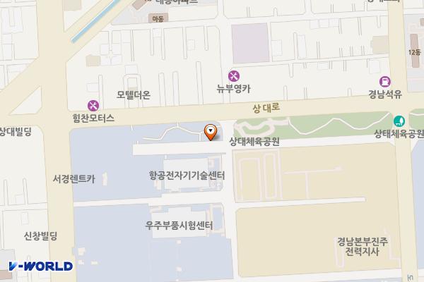 상대녹지대 위치 지도 — 경상남도 진주시 상대로72번길 6
