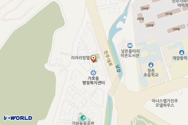 가호1어린이공원 위치 지도 — 경상남도 진주시 가좌길 78번길 9-1