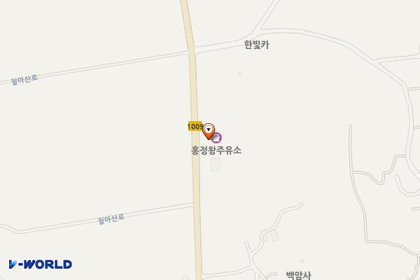 홍정왕주유소 위치 지도 — 경상남도 진주시 금산면 월아산로 620