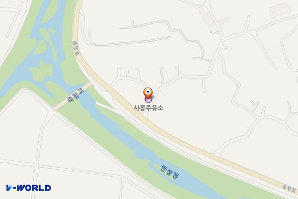 사봉주유소 위치 지도 — 경상남도 진주시 사봉면 동부로 1751
