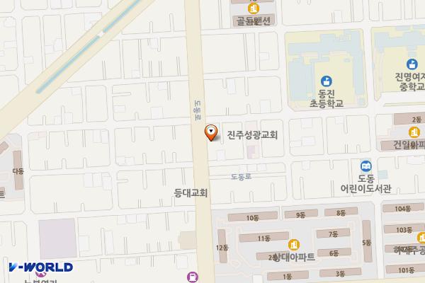 진주하대동우체국 위치 지도 — 경상남도 진주시 도동로 182, 진주하대우체국 (하대동)