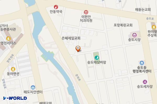 송도동 노상11 위치 지도 — 경상북도 포항시 남구 송림로 31번길24-1