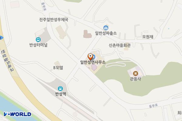 반성역 위치 지도 — 경상남도 진주시 일반성면 일사로 787