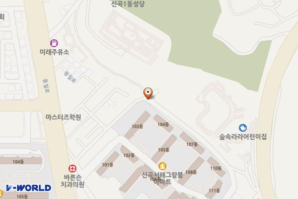 발곡어울림주차장 위치 지도 — 경기도 의정부시 신곡동 353-108
