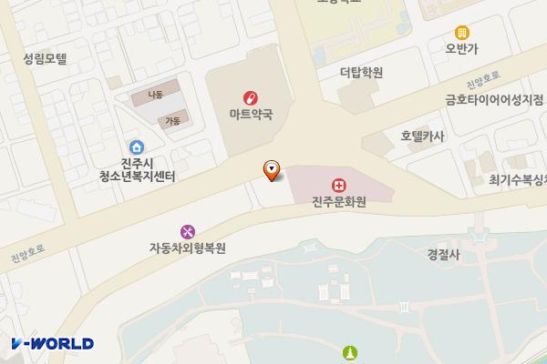 진주종합사회복지관 위치 지도 — 경상남도 진주시 진양호로 476