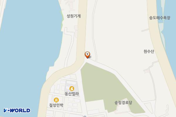 송도동 노상5 위치 지도 — 경상북도 포항시 남구 송도동 253-94
