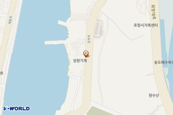 송도동 노상3 위치 지도 — 경상북도 포항시 남구 송도동 253-4
