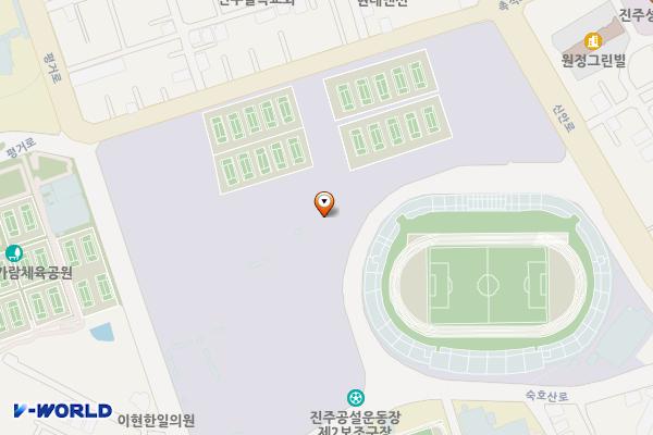 공설운동장 위치 지도 — 경상남도 진주시 신안로 137
