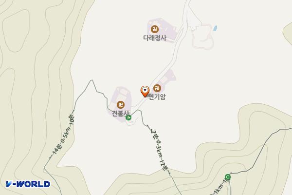 비봉산 등산로 화장실 위치 지도 — 경상남도 진주시 장재동 산35-13