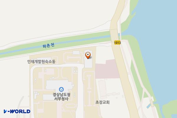 경상남도 서부청사 위치 지도 — 경상남도 진주시 월아산로 2026
