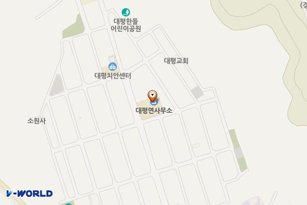 대평보건지소 위치 지도 — 경상남도 진주시 대평면 한들길 44