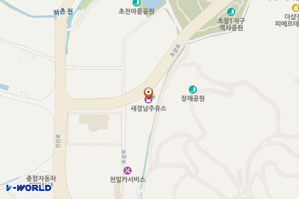 새경남주유소 위치 지도 — 경상남도 진주시 초장로 193
