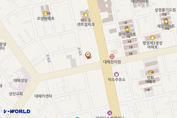 해도동 노상14 위치 지도 — 경상북도 포항시 남구 문예로139