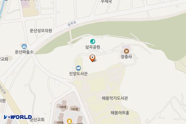 삼곡공원 위치 지도 — 경상남도 진주시 삼곡리 640-6