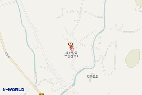 갈곡보건진료소 위치 지도 — 경상남도 진주시 문산읍 갈곡길 25