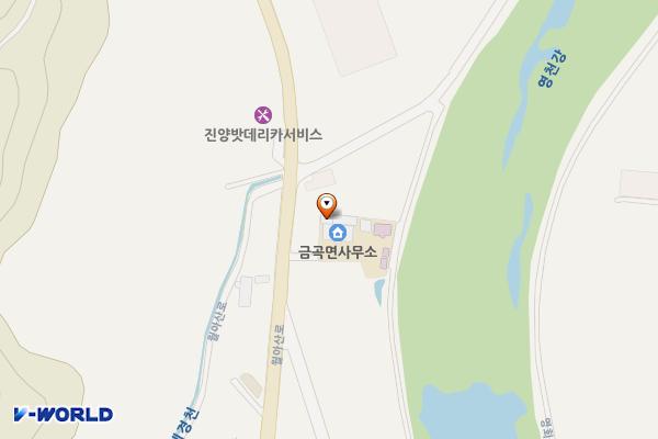 금곡면보건지소 위치 지도 — 경상남도 진주시 금곡면 월아산로 140
