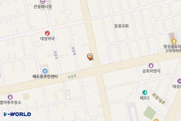 해도동 노상12 위치 지도 — 경상북도 포항시 남구 해동로 47