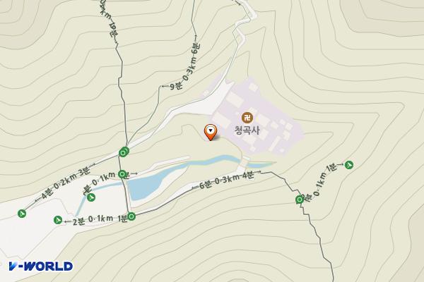 청곡사박물관 위치 지도 — 경상남도 진주시 금산면 월아산로 1440번길 104-5