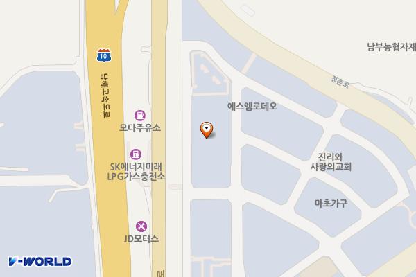 모다아울렛 진주점 위치 지도 — 경상남도 진주시 정촌면 삼일로95번길 46 (예하리)