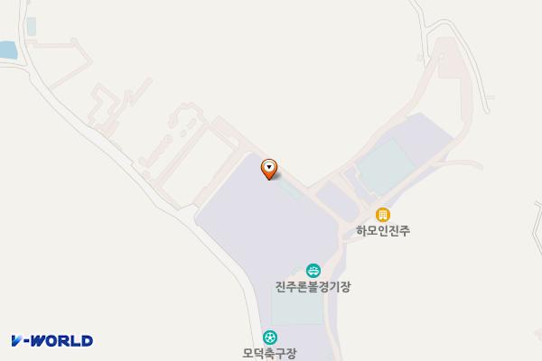 모덕경기장(축구장) 위치 지도 — 경상남도 진주시 모덕로 61번길 41