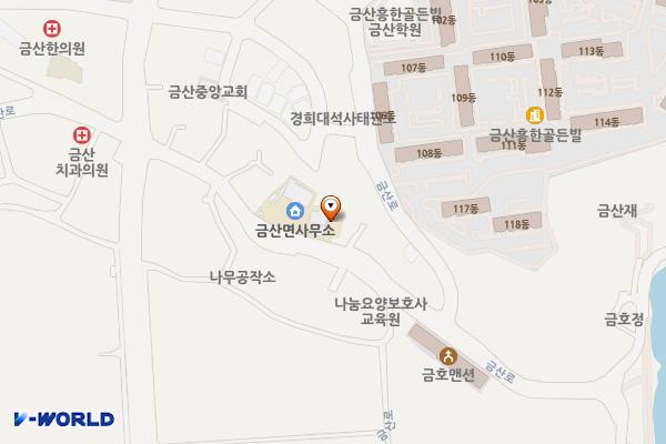 금산파출소 위치 지도 — 경상남도 진주시 금산면 금산로 111