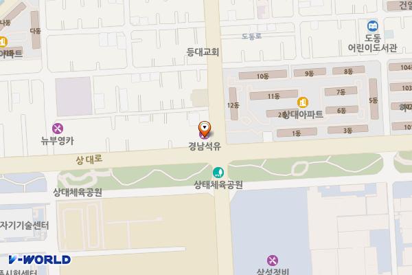 ㈜경남석유 위치 지도 — 경상남도 진주시 도동로 163