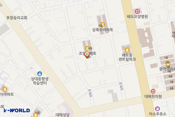 해도동 노상3 위치 지도 — 경상북도 포항시 남구 중앙로 67번길 16-6