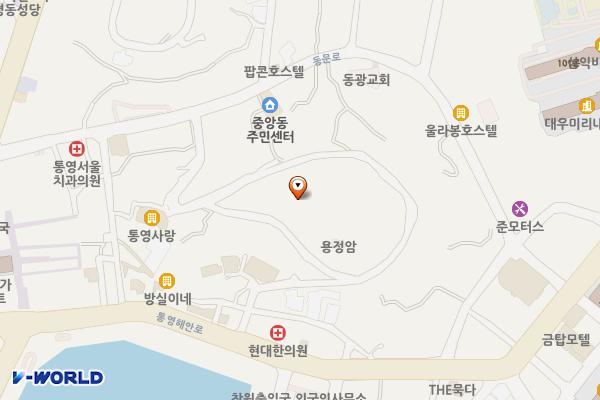 동피랑점방 공중화장실 위치 지도 — 경상남도 통영시 동피랑2길25