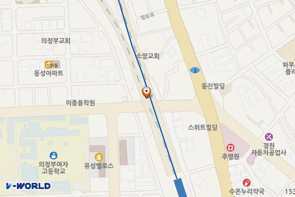 가능동 제7공영주차장 위치 지도 — 경기도 의정부시 가능동 205-23