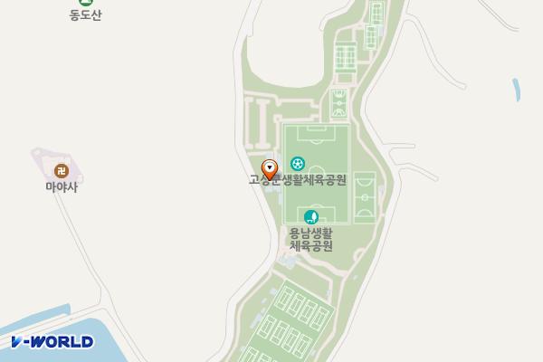 용남구장 위치 지도 — 경상남도 통영시 용남면 원평리 917-163