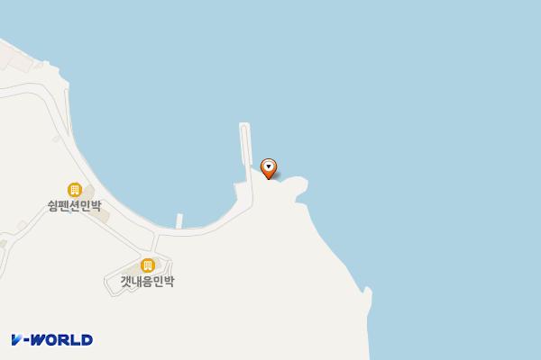 논아랫개 공중화장실 위치 지도 — 경상남도 통영시 논아랫개길168