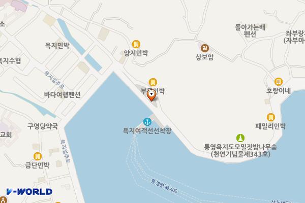 욕지해운(동촌) 위치 지도 — 경상남도 통영시 욕지면 욕지일주로113