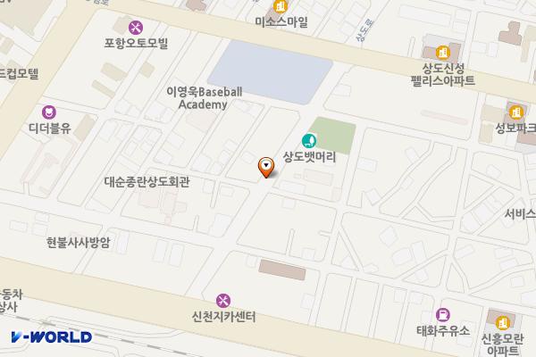 상대동 노상35 위치 지도 — 경상북도 포항시 남구 상도동 654