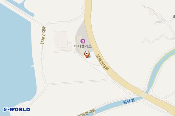 풍해주유소 위치 지도 — 경상남도 통영시 도산면 남해안대로 2119