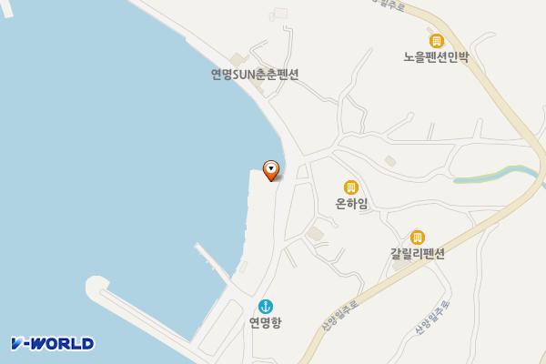 연명마을 공중화장실 위치 지도 — 경상남도 통영시 연명길57