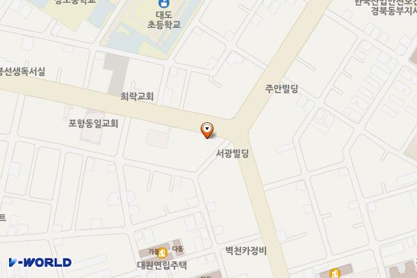 상대동 노상34 위치 지도 — 경상북도 포항시 남구 상대로 154
