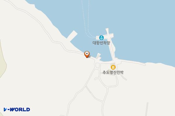 산양대항 공중화장실 위치 지도 — 경상남도 통영시 산양읍 추도일주로6-1