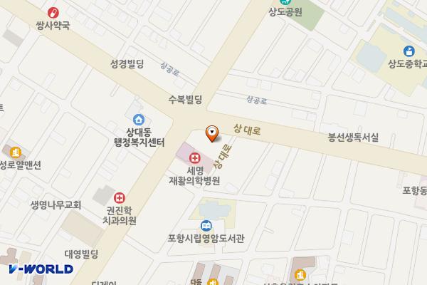 상대동 노상33 위치 지도 — 경상북도 포항시 남구 상대로 108