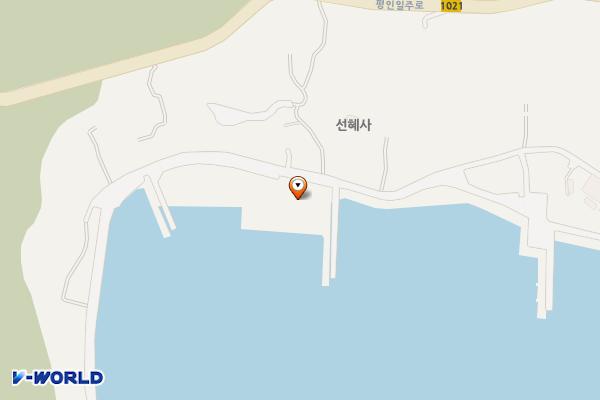 민양마을 입구 공중화장실 위치 지도 — 경상남도 통영시 인평동932-2